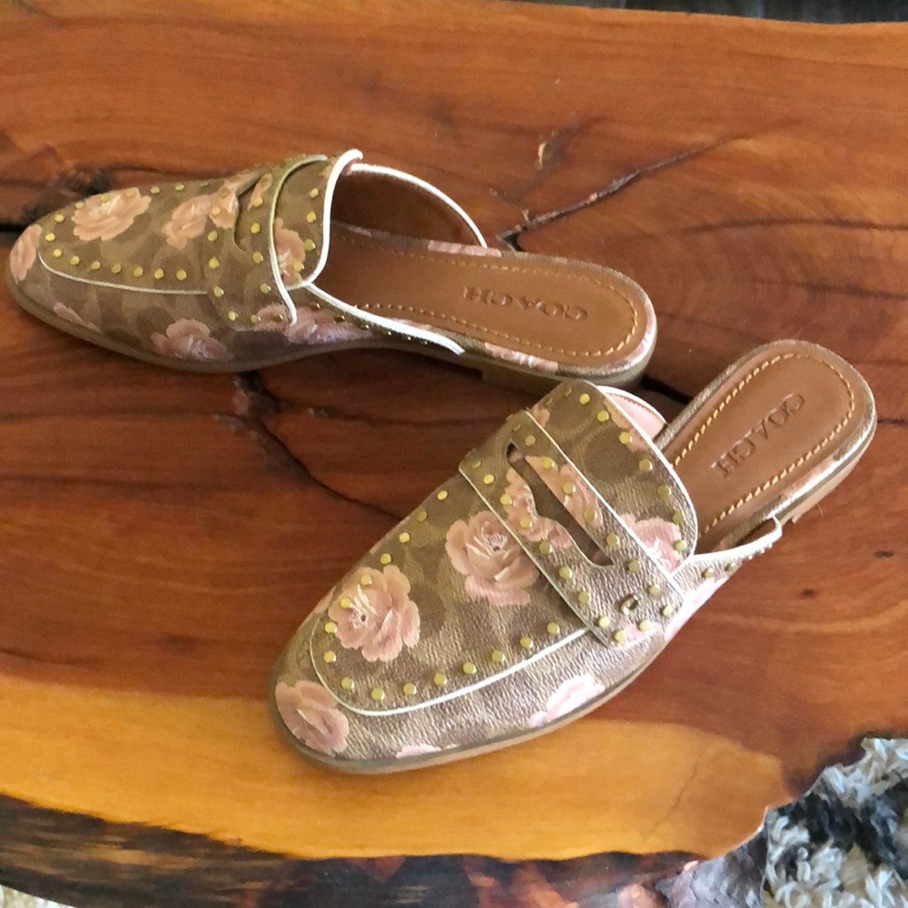 Coach mules in great condition